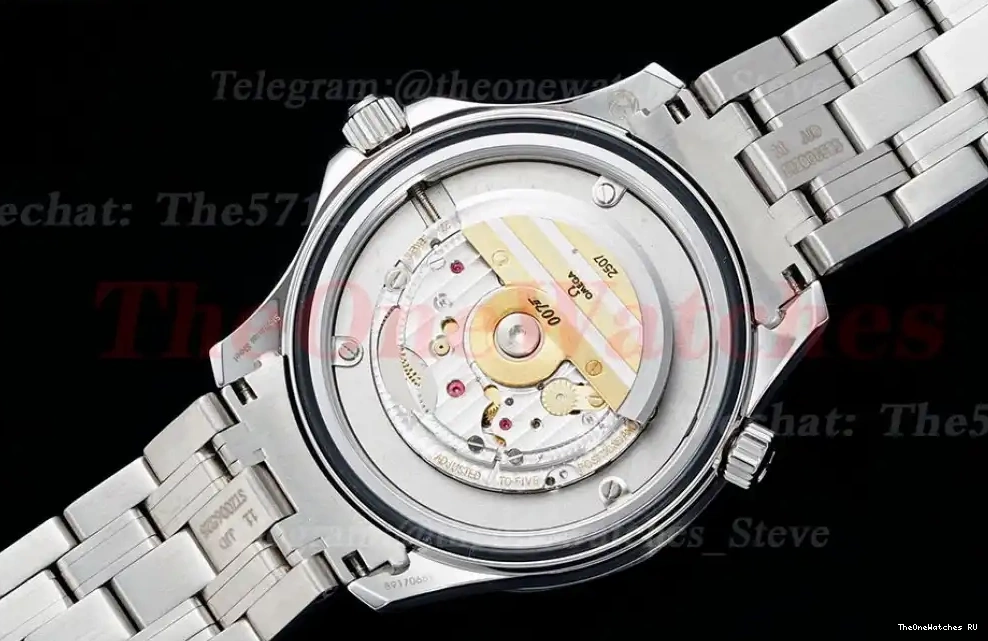 SS Seamaster 007 A2507 Dial OMF White SS Commander 0426
